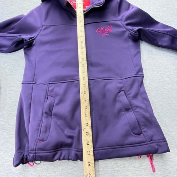 Oneill Womens Purple Pink Full Zip Hoodie Size Medium - Picture 11 of 12